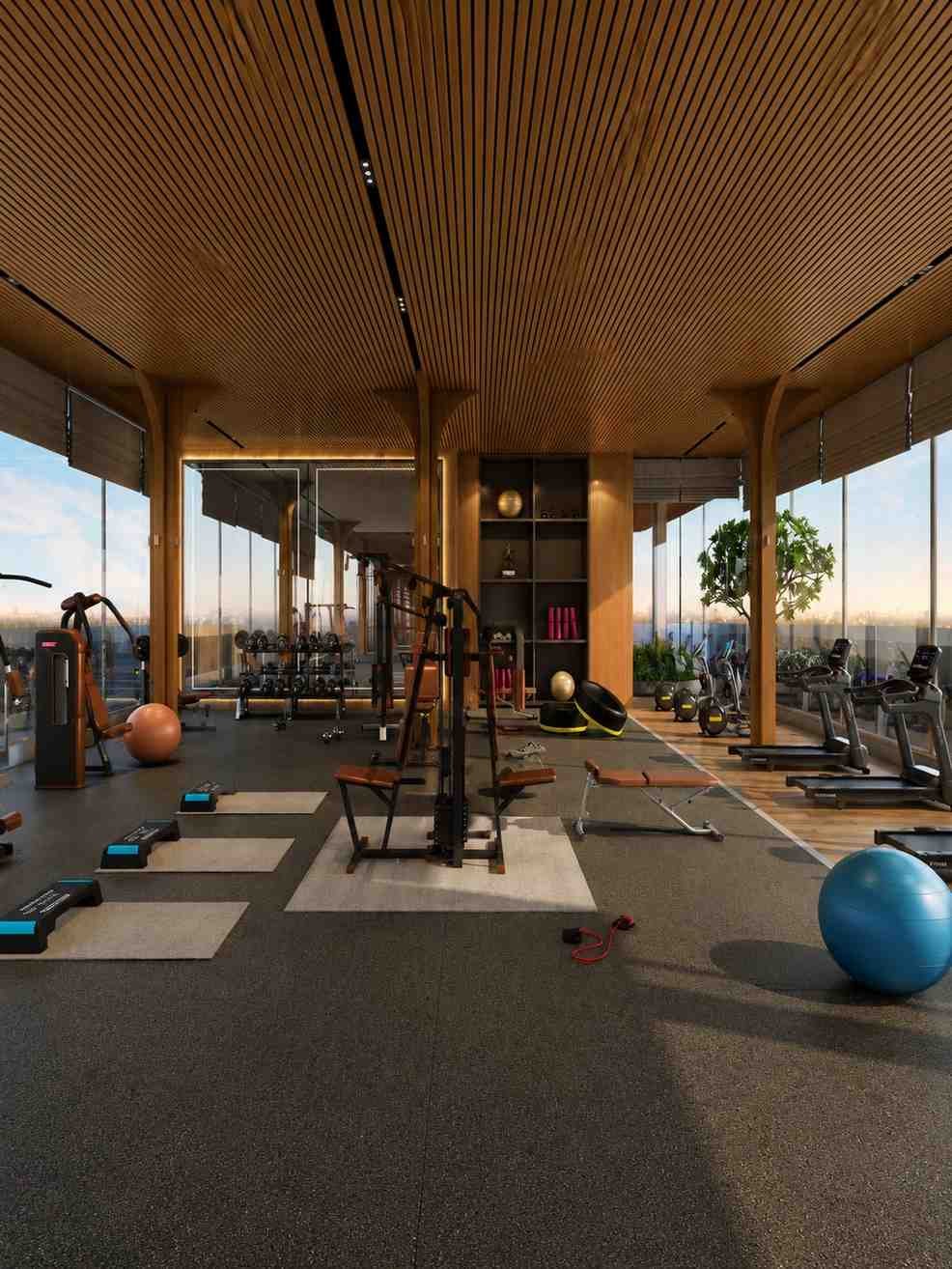 Wellness spaces at Mayfair River Residences